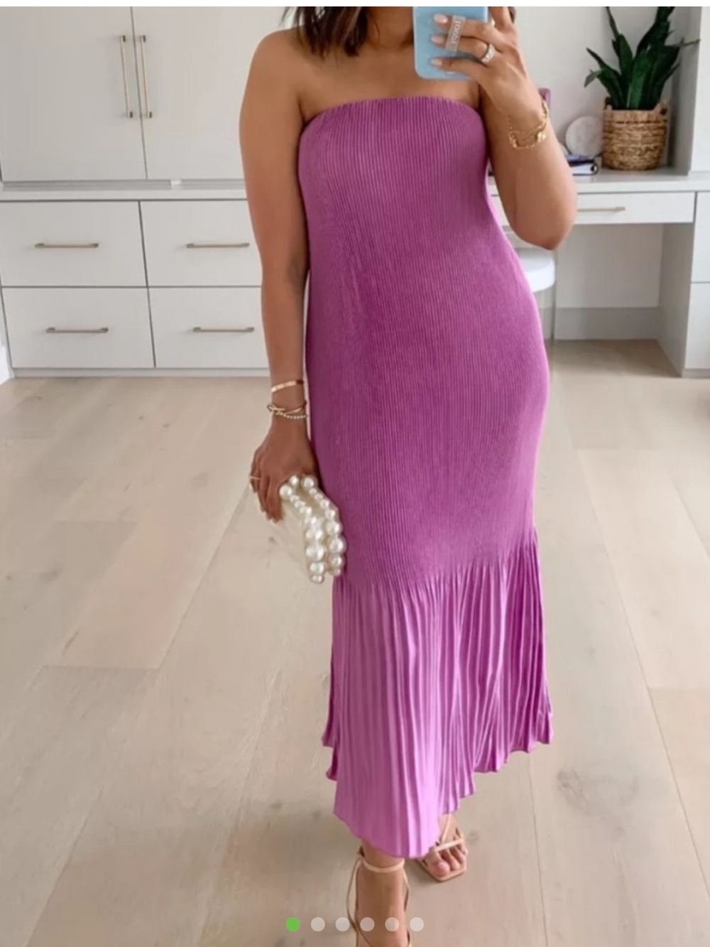 Abercrombie Giselle Pleat Release Midi